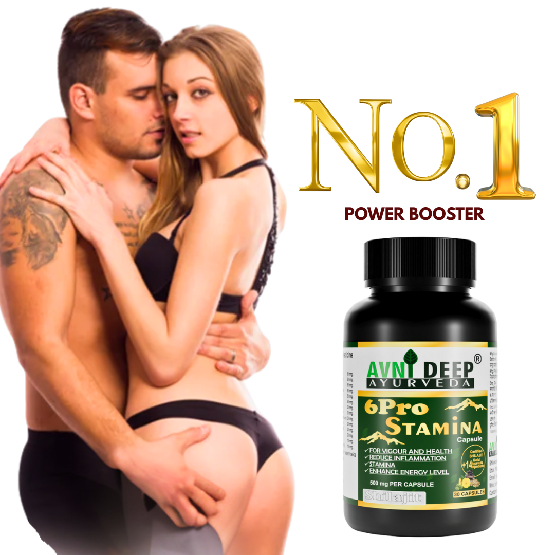 Avnideep Pure Shilajit Capsules – Ayurvedic Wellness Support | 30 Capsules